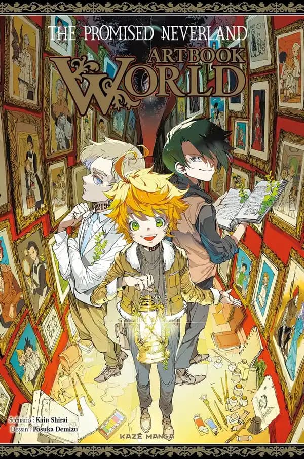 "The promised Neverland" artbook world