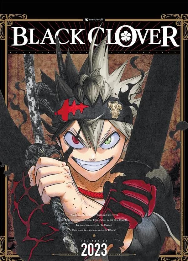 Black Clover : calendrier (édition 2023)