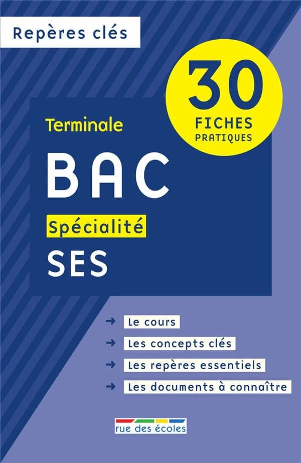 Repères clés bac : spécialité SES