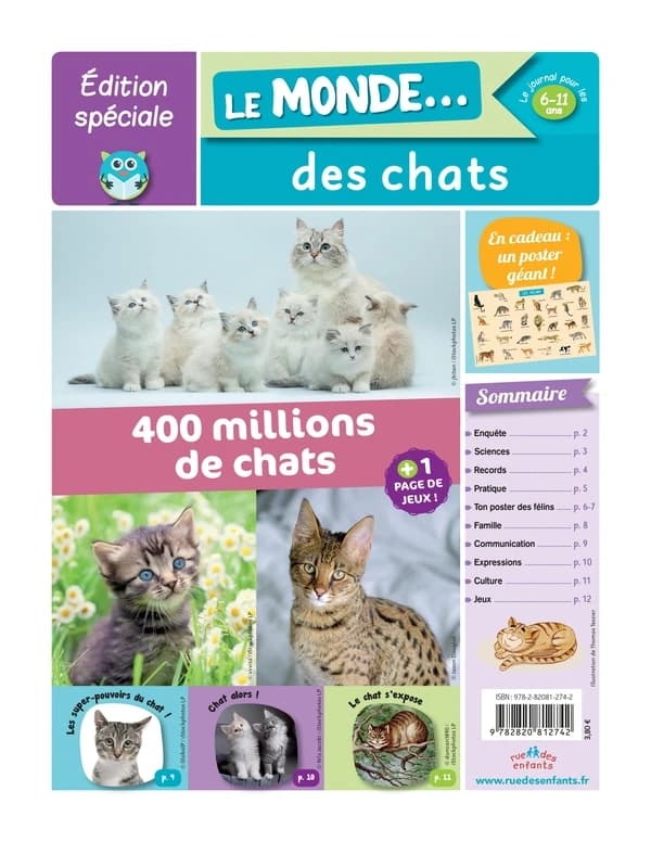 édition spéciale ; le monde des chats