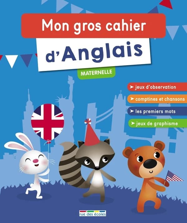 Mon gros cahier d'anglais maternelle