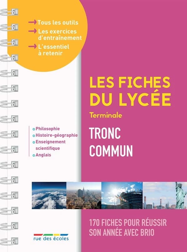 Les fiches du lycée : tout le tronc commun