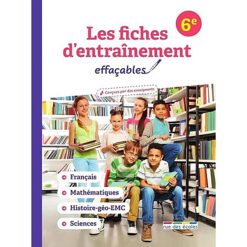 Les fiches d'entraînement effaçables : 6e