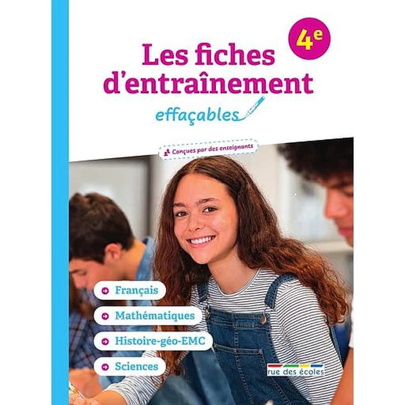 Les fiches d'entraînement effaçables : 4e