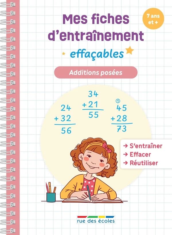 Mes fiches d'entraînement effaçables