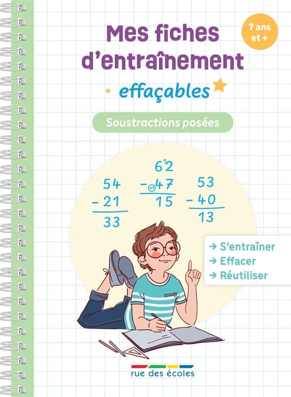 Mes fiches d'entraînement effaçables