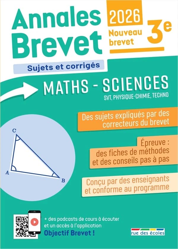Mathématiques, sciences 3e