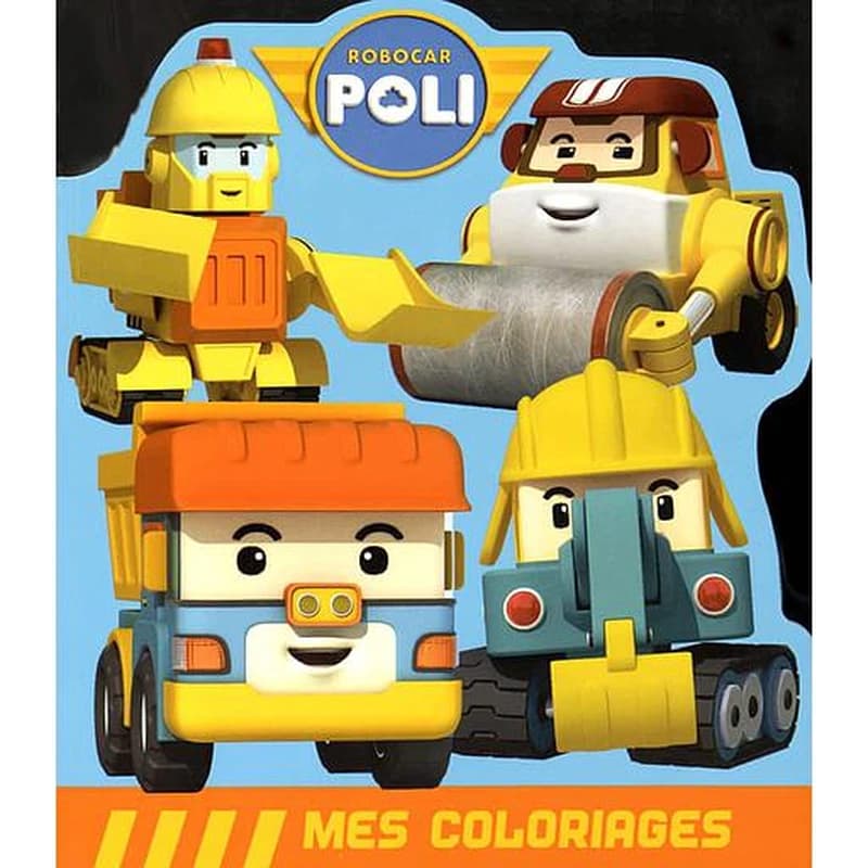 Les engins de chantier - Mes coloriages