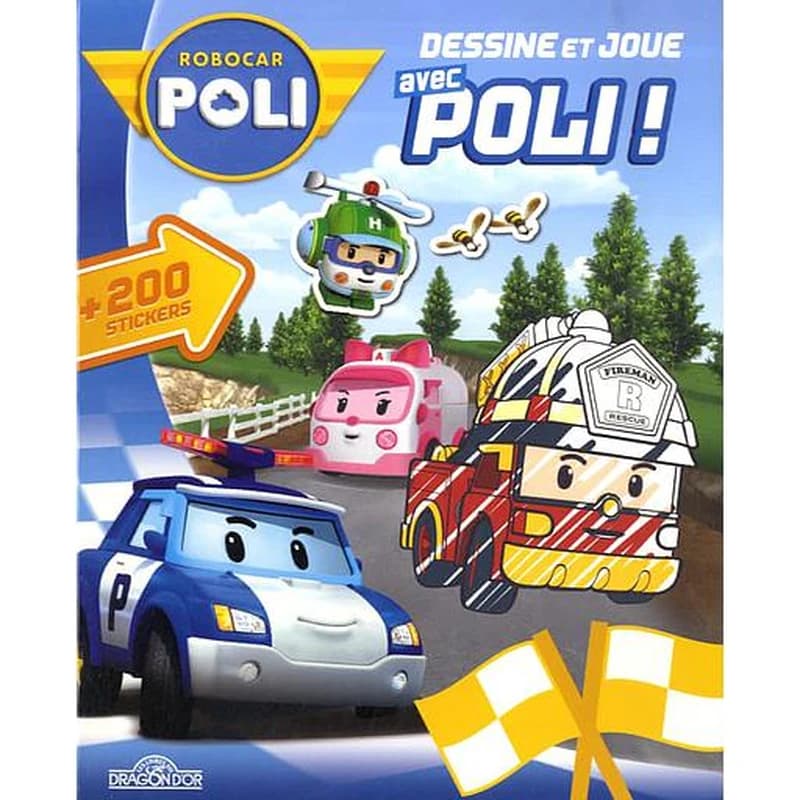 Robocar Poli : dessine et joue avec Poli !