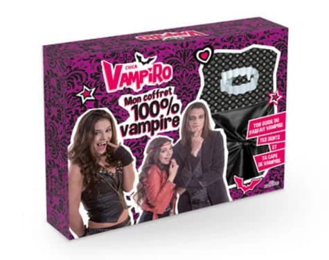 Chica Vampiro, Mon coffret 100 % vampire. Ton guide du parfait vampire ; tes dents et ta cape de vampire