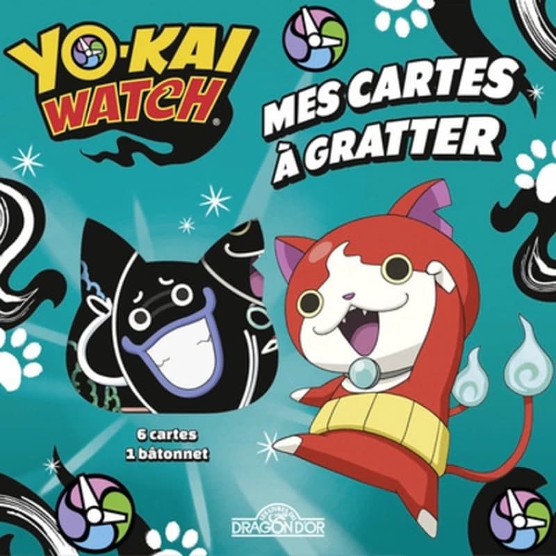 Mes cartes à gratter Yo-kai Watch - Avec 1 bâtonnet