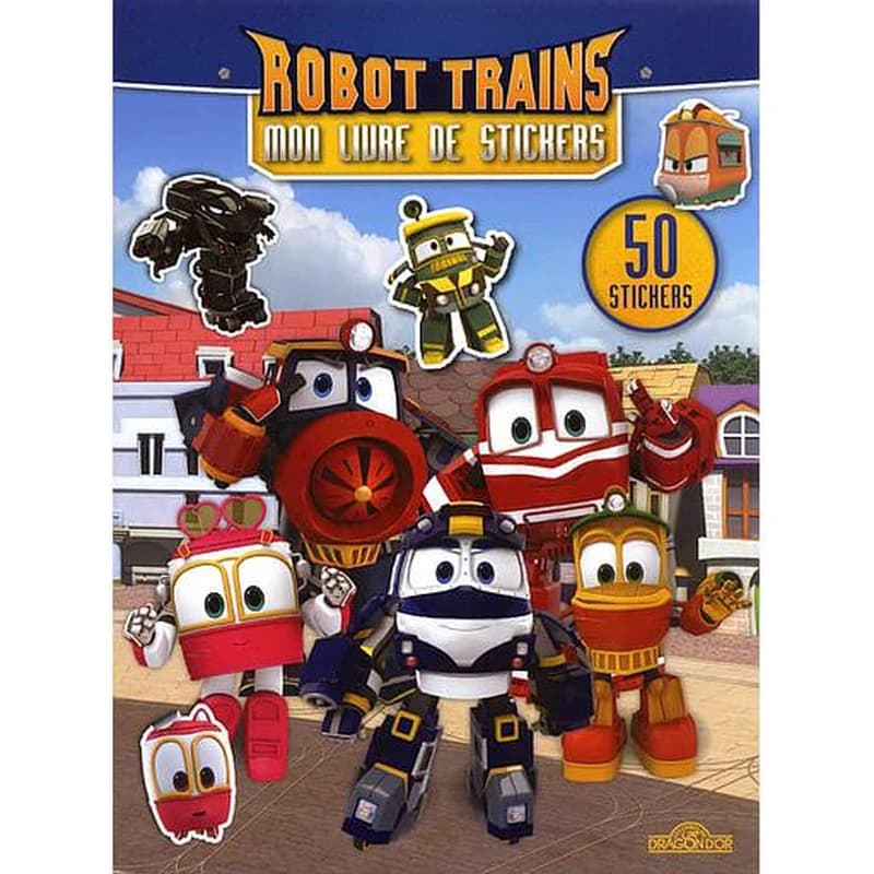 Robot trains - Mon livre de stickers