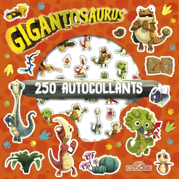 Gigantosaurus ; 250 autocollants