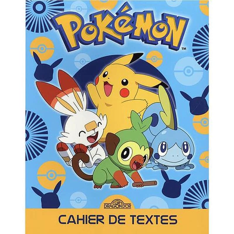 POKEMON - CAHIER DE TEXTES POKEMON