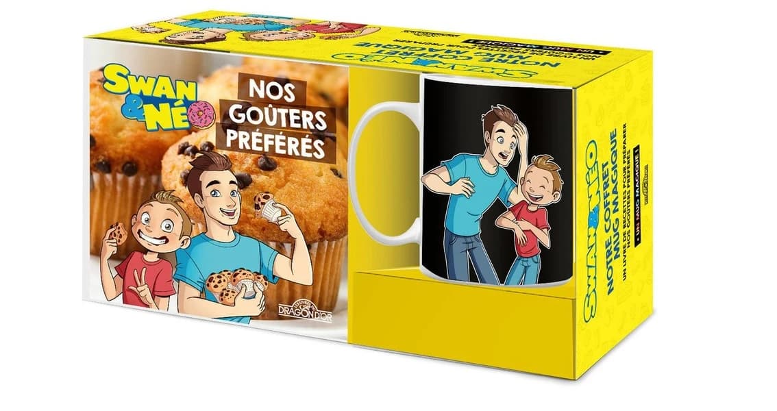 Notre coffret mug magique : un livre de recettes pour préparer nos goûters préférés