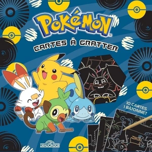 Cartes à gratter : Pokémon : Pikachu et les starters de Galar