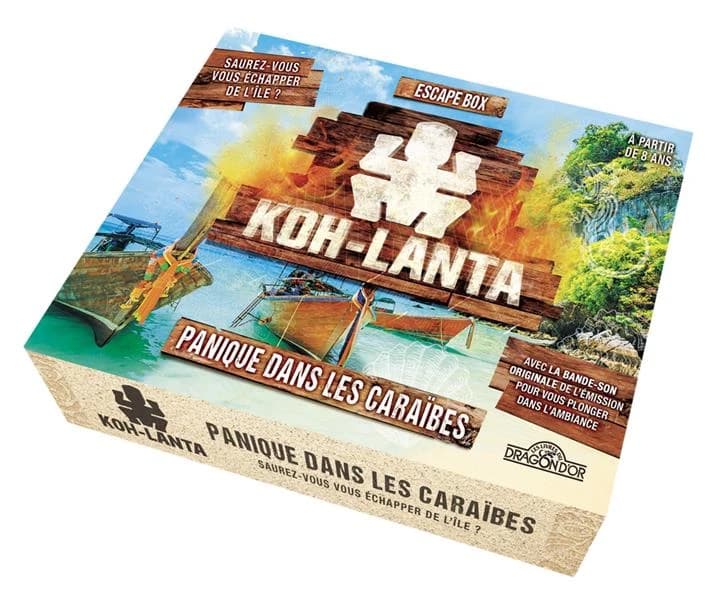 Escape box : Koh-Lanta : panique dans les Caraïbes