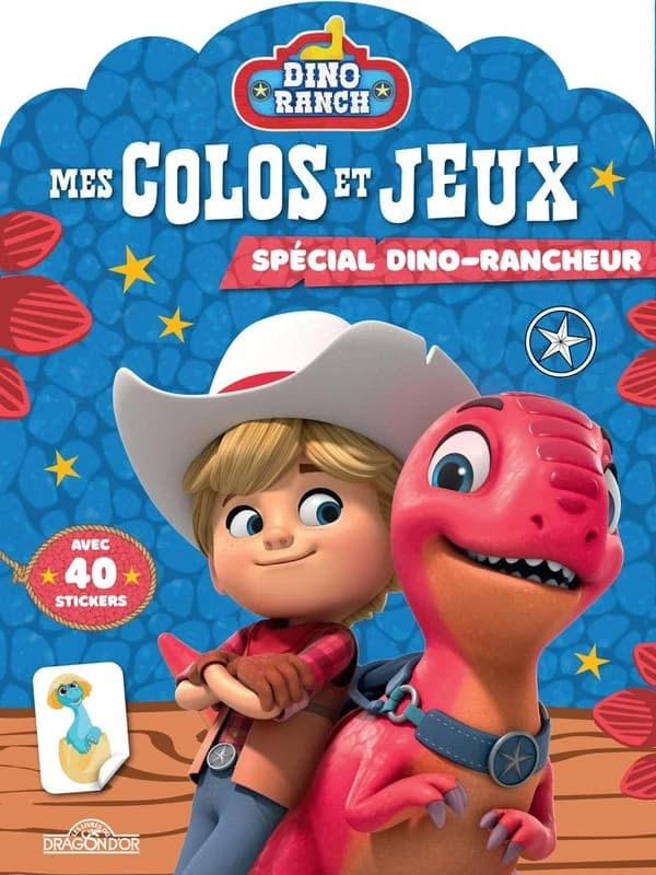 Mes colos et jeux : spécial Dino Ranch : [Album à colorier]