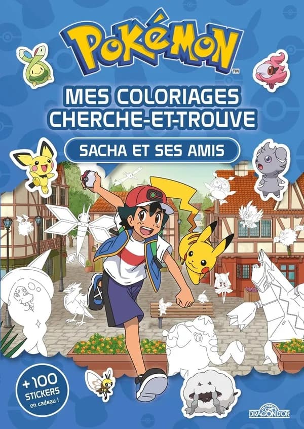Mes coloriages cherche-et-trouve : Barbapapa : Sacha et ses amis