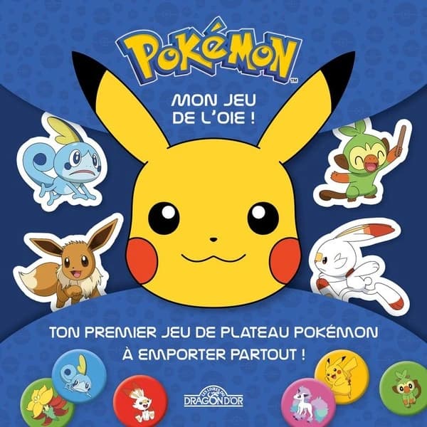 Pokémon : pochette ; mon jeu de l'oie