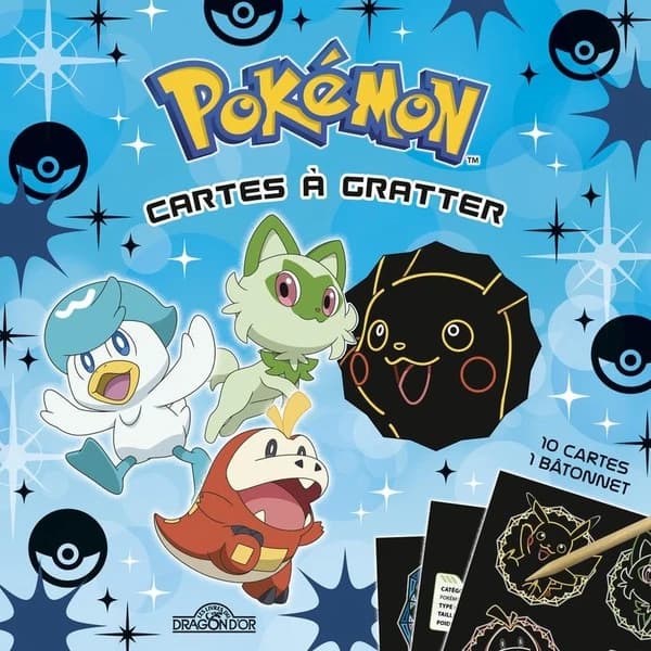 Pokémon : Paldea : cartes à gratter : 6 ans et plus : [Carte à gratter]