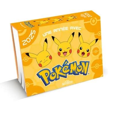 Éphéméride 2025 : une année avec Pokémon : [Album à colorier]