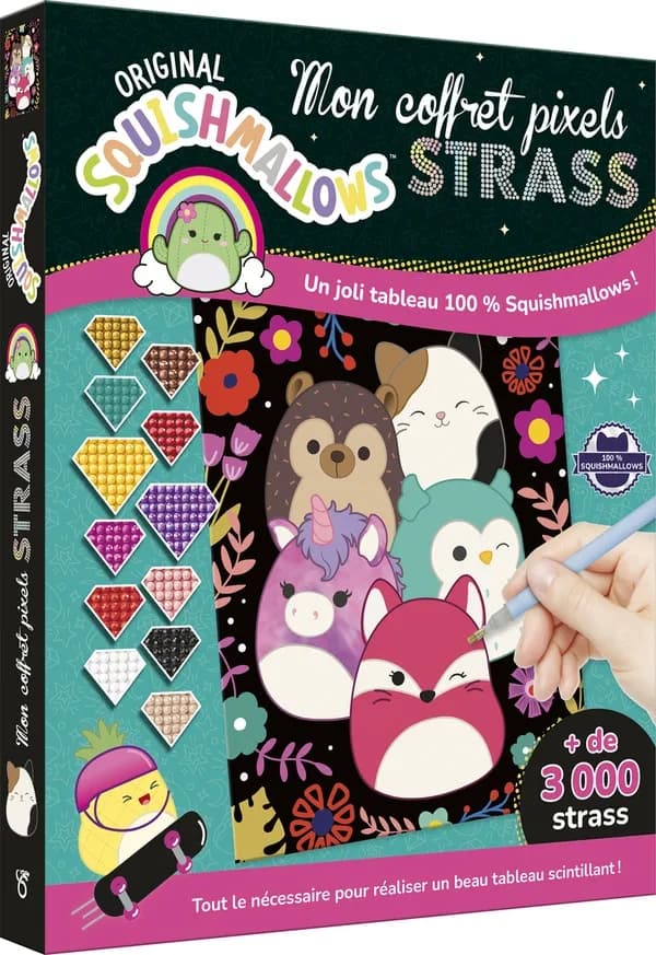 Squishmallows : mon coffret pixels strass : [Image à découper]