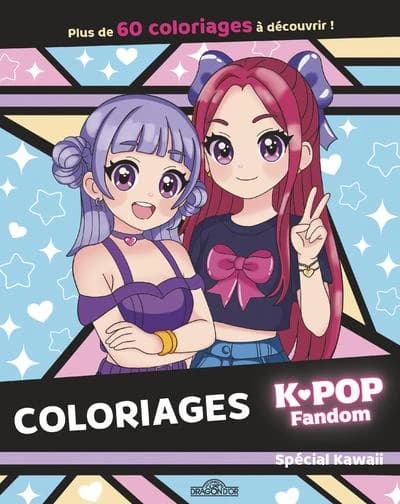 K-Pop : Coloriages 100% K-Pop : Colos trop kawaii