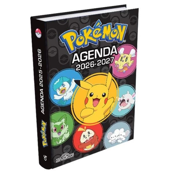 Pokémon : Agenda avec jeux (édition 2026