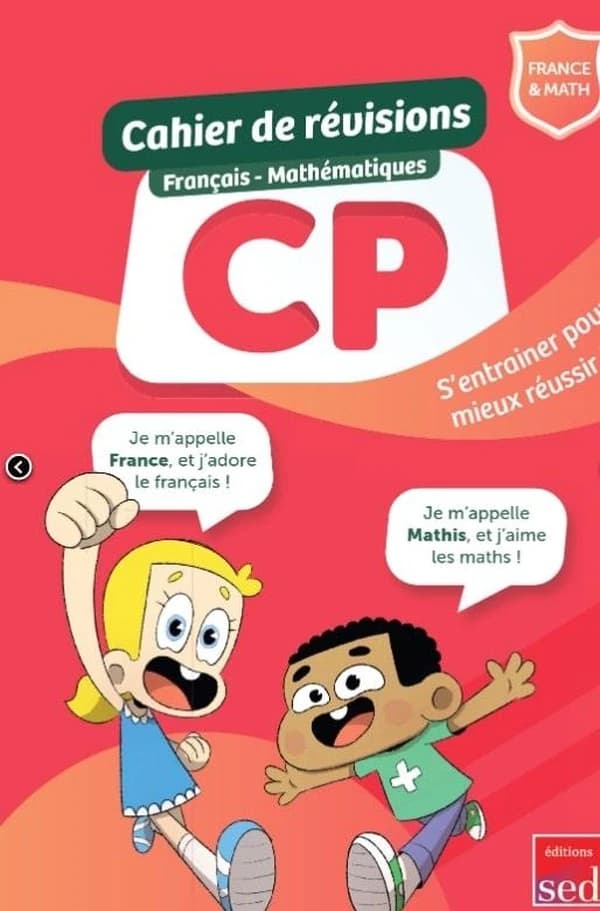 Cahier de révision ; français, maths ; CP