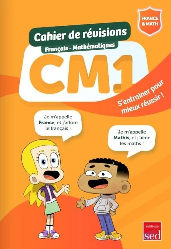 Cahier de révision ; français, maths ; CM1