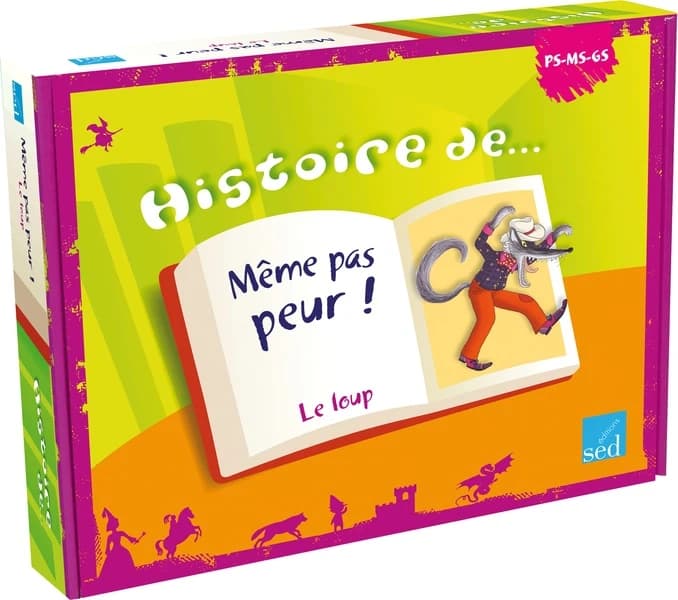 Meme pas peur ! le loup-mallette complete : albums,fichier ressources, cd audio...+3 chapeaux de lou