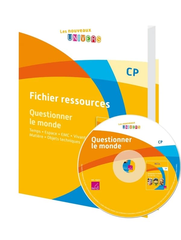 CP ; découverte du monde ; cycle 2 ; classeur ressources + CD + 30 manuels
