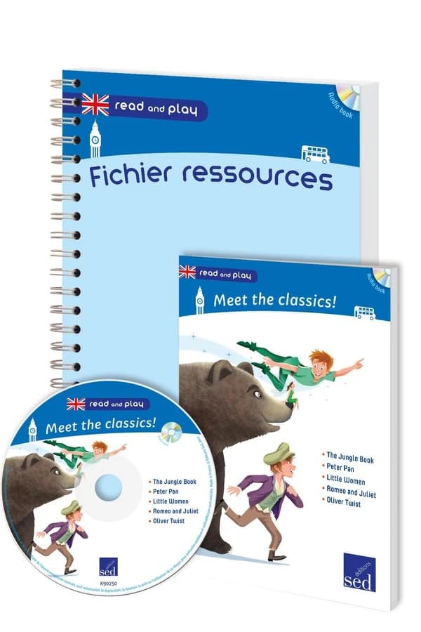 Read and play : meet the classics ; cycle 3 ; 24 livres + fichier