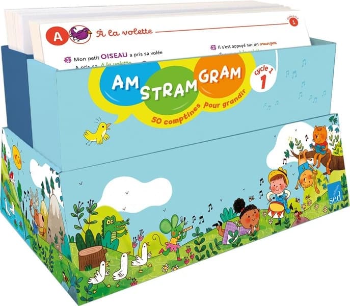 AM STRAM GRAM ! niveau 2 : mallette complète ; coffret + cd audio + cd rom