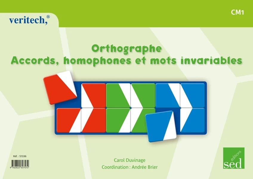 VERITECH : orthographe ; CM1 ; lettres, sons et mots