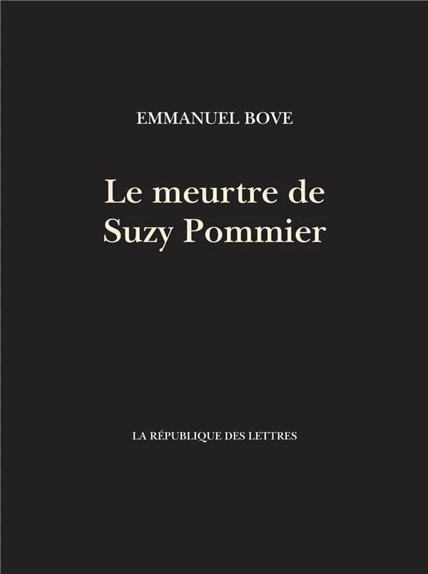 Le meurtre de Suzy Pommier