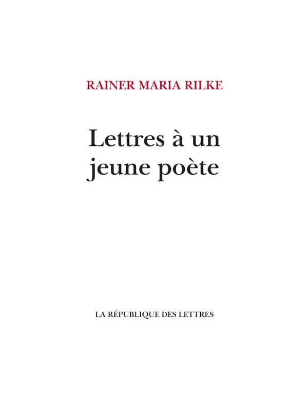 Lettres à un jeune poète
