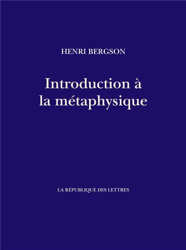 Introduction à la métaphysique