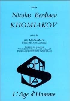 KHOMIAKOV:L'EPITRE AUX SERBES
