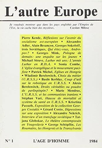 A1 autre europe (l') reflex.s
