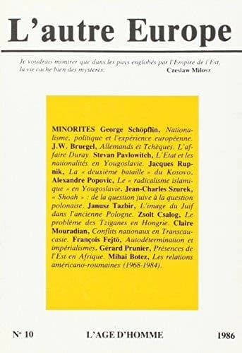A10 autre europe (l') minorites