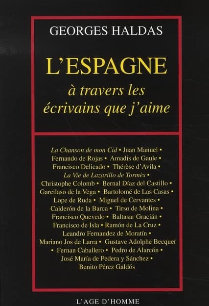 L'Espagne par les écrivains que j'aime