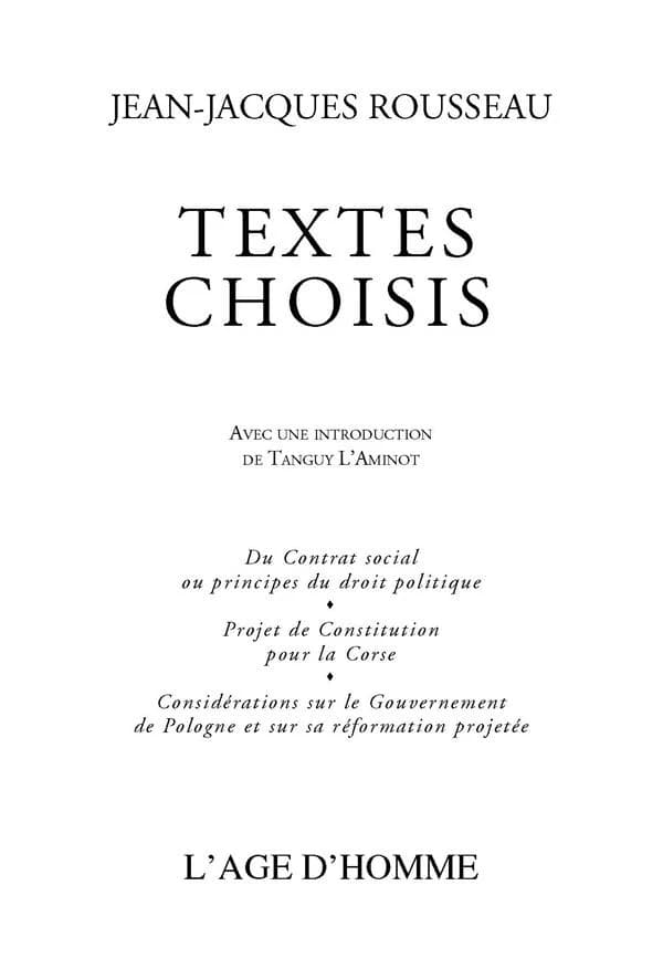 Textes politiques