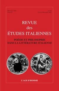 Poésie et philosophie dans la littérature italienne