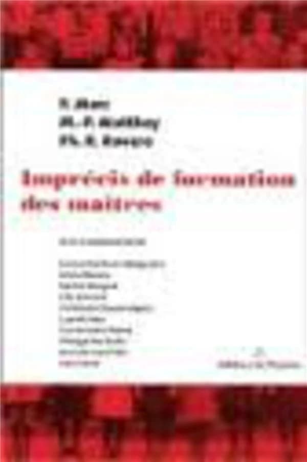 Imprécis de formation des maîtres