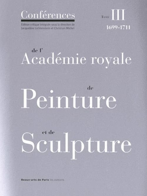 Les conférences au temps de Jules Hardouin-Mansart : 1699-1711