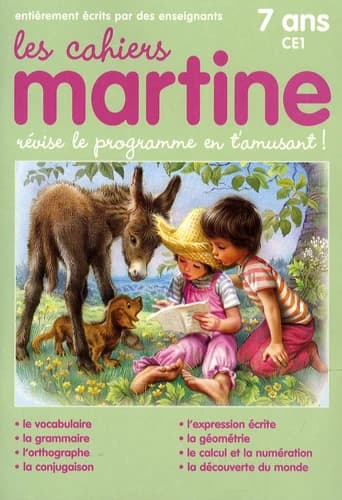 Les cahiers Martine CE1. Révise le programme tout en t'amusant !
