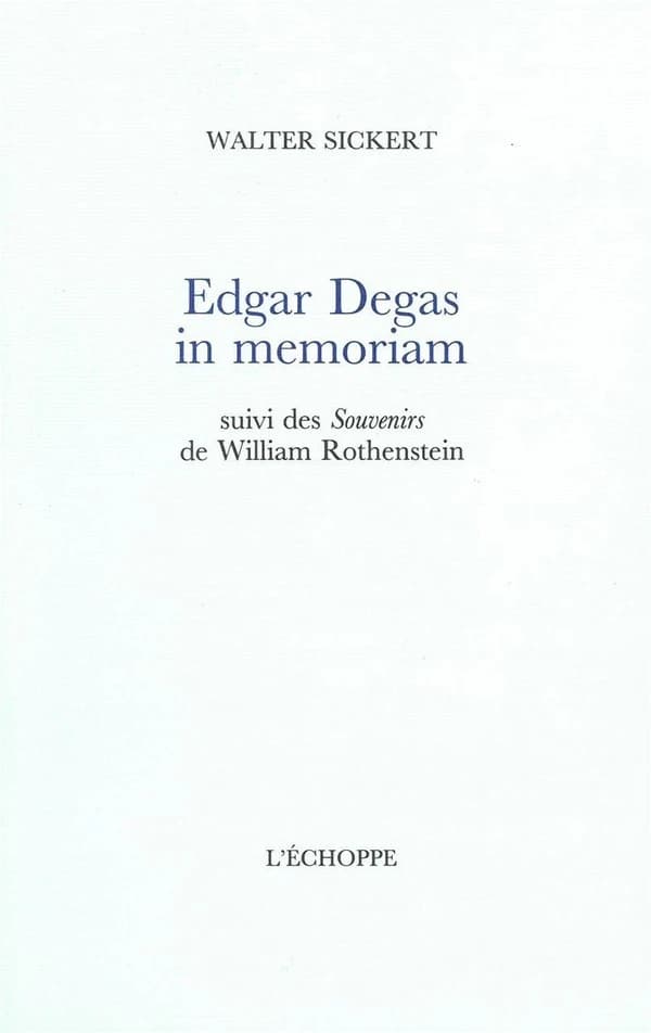 Edgar Degas in memoriam