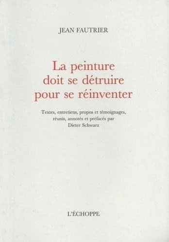 La peinture doit se détruire pour se réinventer